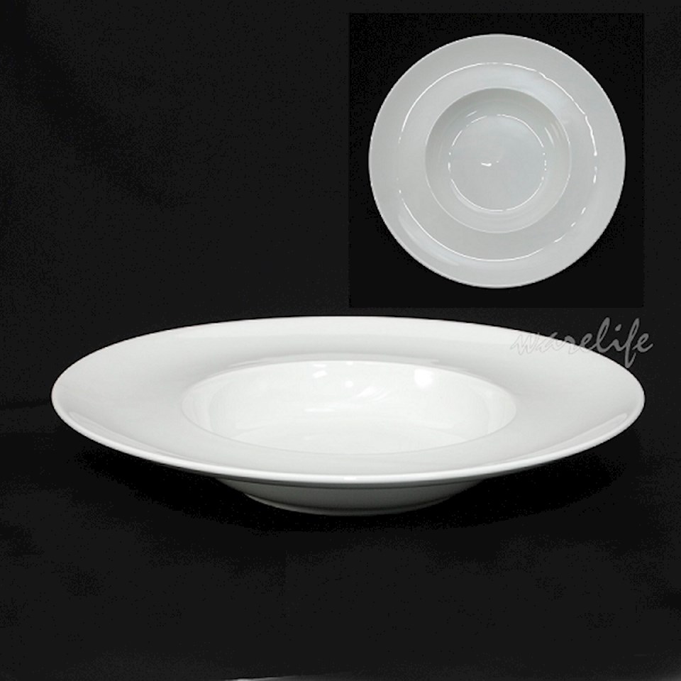 强化瓷沙律汤盘(义大利面盘)11吋